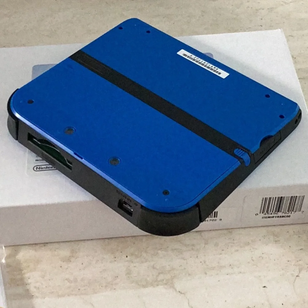 Nintendo 2DS Console Nintendo Factory Refurbished Blue & Black Handheld In Box